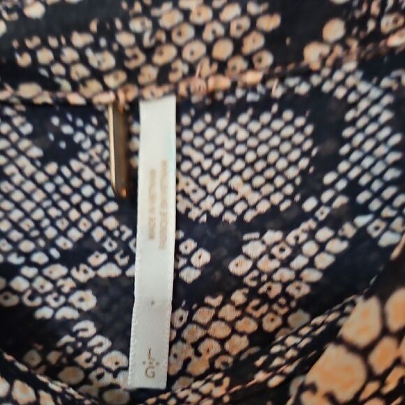 Free People Orange Long Sleeve Button Down Shirt - Picture 2 of 6